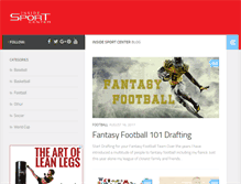 Tablet Screenshot of insidesportcenter.com
